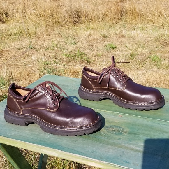 Born Other - Sz12 Discontinued Born Brown Leather Oxford Shoes